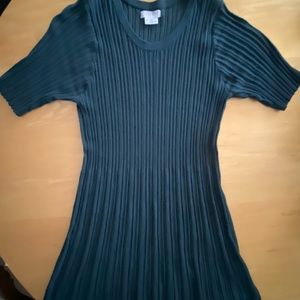 Ribbed Knit Sweater Dress